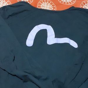 Vintage Evisu black shirt.